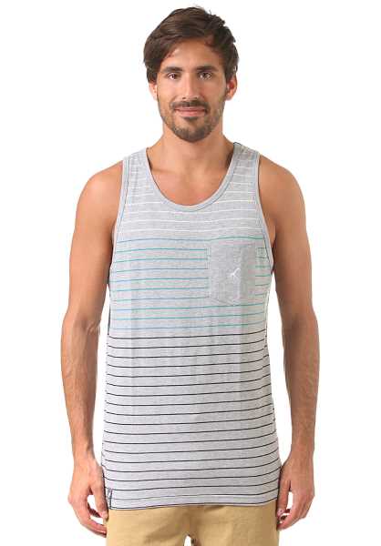 Lrg Rc Stripe - Grigio Uomo Estate T-Shirts (K7152)